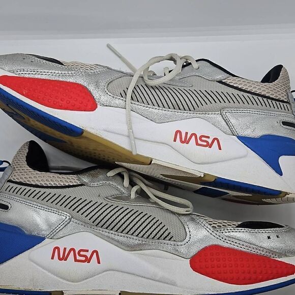 PUMA Mens Rs-X Space Agency Sneakers Shoes Casual - Silver Size 13 main image 13
